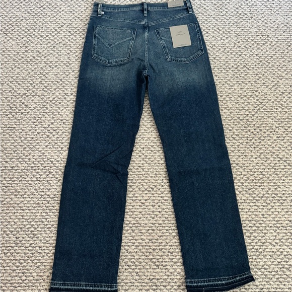 Hudson NWT Women's Jeans Jade Midrise Loose Fit 28x30 Blue $195 - Picture 4 of 6